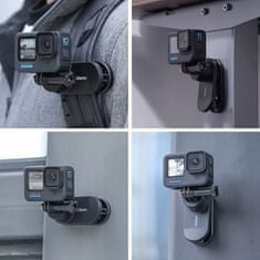 ULANZI Držák stativ na kameru Gopro SJCAM Xiaomi, klip na opasek, pás, 360s, Ulanzi