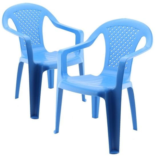 IPAE Sada 2 židličky Progarden - modrá