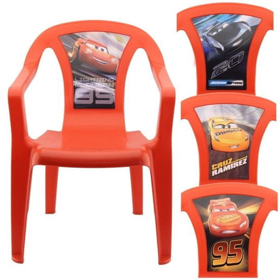IPAE Židlička Disney plastová dětská Progarden - Cars