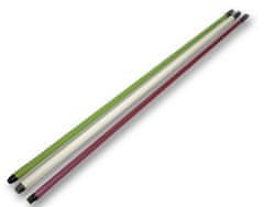 SPOKAR Spokar Hůl kovová, délka 130 cm, plastový potah,závit, závěs