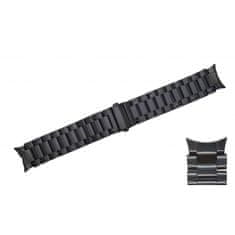 Drakero Kovový řemínek černý pro Samsung Galaxy Watch 4 a 5 (44/45/46 mm) PRCZ-5876