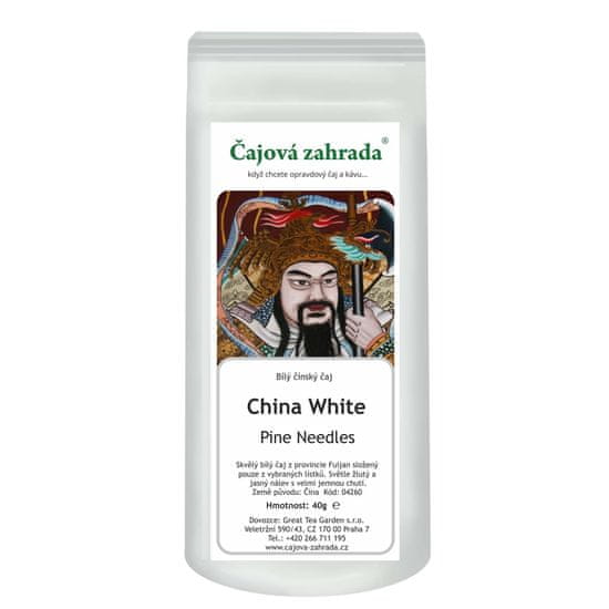 Čajová zahrada China White Tea Pine Needles - bílý čaj, Varianta: bílý čaj 40g