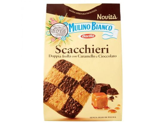 Mulino Bianco MULINO BIANCO Scacchieri - Italské čokoládovo-karamelové sušenky 300g