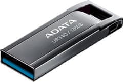 Adata UR340/128GB/100MBps/USB 3.2/USB-A/Černá