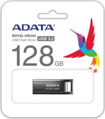 Adata UR340/128GB/100MBps/USB 3.2/USB-A/Černá
