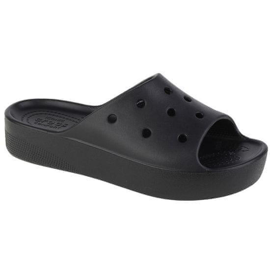 Crocs Pantofle černé Classic Platform Slide