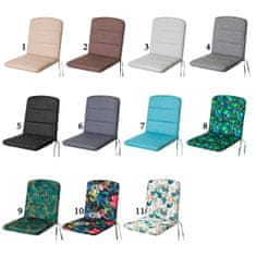 Hobbygarden Polštář ALBA na zahradní nábytek, židle, zahradní křeslo, polštář na terasu 102x50x6 barva hnědá