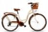 Mood dámské jízdní kolo, kola 28”, výška 160-185 cm, 7-rychlostní, Káva