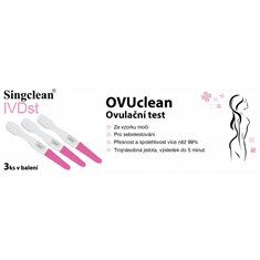 Singclean OVUCLEAN ovulační test - MidStream 3 ks