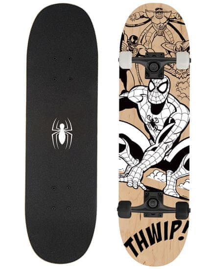 Disney Skateboard dřevěný max.100kg spiderman beyond
