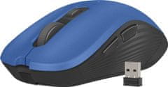 Natec Natec optická myš ROBIN/Cestovní/Optická/1 600 DPI/Bezdrátová USB/Modrá