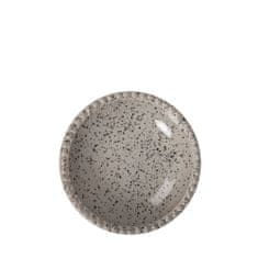 Sagaform Servírovací talíř hluboký, kamenina, pr. 26 x 6 cm, šedá Ditte / Sagaform