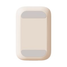 BASEUS Seashell stojan na mobil se zrcadlem, béžový