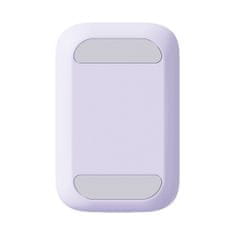 BASEUS Seashell stojan na mobil se zrcadlem, fialový