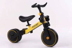 KIK Balanční kolo, jízdní kolo, žluté pedály