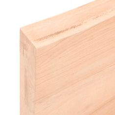Greatstore Stolní deska 100 x 60 x 2 cm neošetřené masivní dubové dřevo
