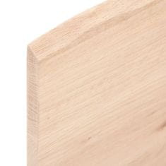 Greatstore Stolní deska 100 x 50 x 2 cm neošetřené masivní dubové dřevo