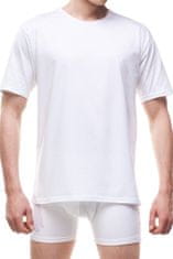 Cornette Pánské tričko 202 Authentic new white + Ponožky Gatta Calzino Strech, bílá, S