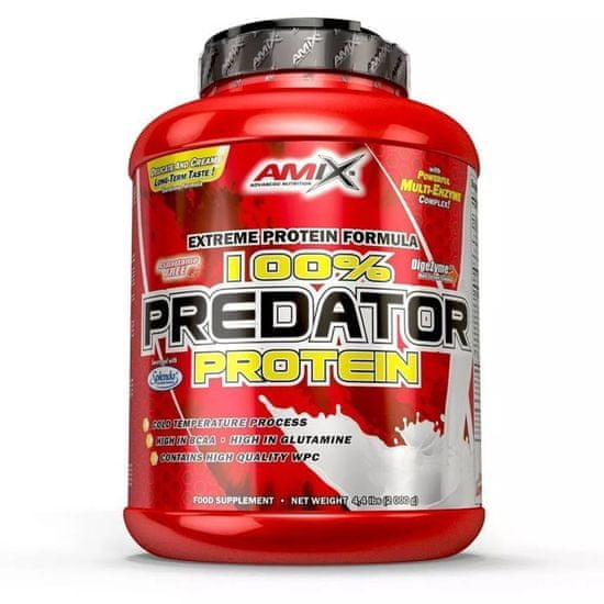 Amix Nutrition 100% Predator Protein, 2000 g Příchuť: Vanilka