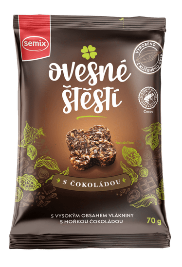 SEMIX Ovesné štěstí s čokoládou bez lepku SEMIX 70 g