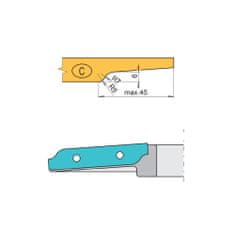 RH+ nůž profil C VP-45 HW spodní provedení (52145003)