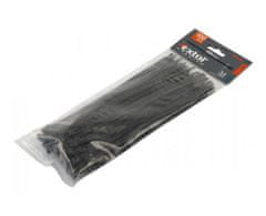 Extol Premium pásky stahovací černé 250x4,8mm nylon PA66 100ks (8856160)