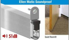 Ellen padací práh MATIC SOUNDPROOF zvukotěsný 51dB 92,8 cm (23925-9)
