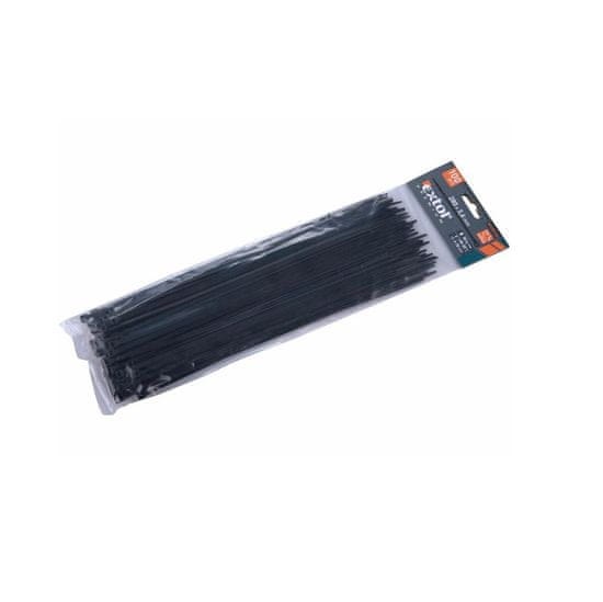 Extol Premium pásky stahovací černé 280x3,6mm nylon PA66 - 100 ks (8856158)