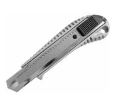 Extol Craft Nůž ulamovací celokovový s výztuhou, 18mm, Auto-lock (80049)
