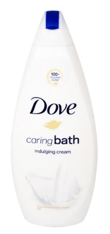 Dove Dove, Krémová koupel pro suchou pokožku s hydratačním krémem, 750ml