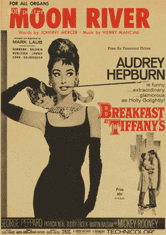 Tie Ler  Plakát Audrey Hepburn 42x30 cm Moon river č.31 
