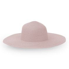 Aleszale Dámský slaměný klobouk - růžová