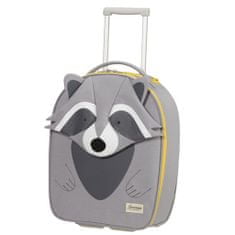 Samsonite Dětský cestovní kufr Happy Sammies Eco Upright Raccoon Remy 23 l šedá