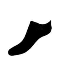 Northix Kotníkové ponožky bavlněné - černé - 5 -balení - vel. 37-40 