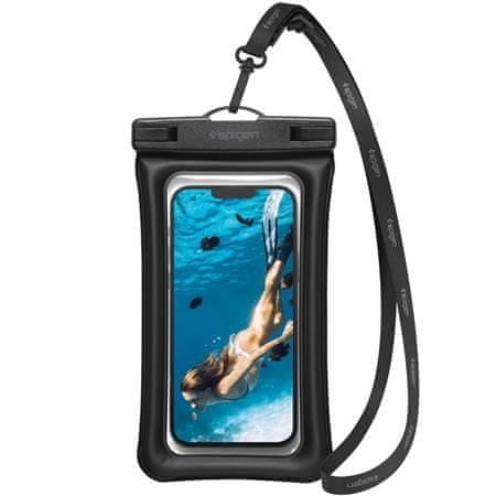 Levně Spigen Univerzální vodotěsné pouzdro Aqua Shield WaterProof Case A6101 Pack AMP04529 černé