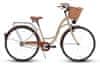 Eco dámské jízdní kolo, kola 26”, výška 150-170 cm, 1-rychlostní, Cappucino