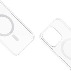 EPICO zadní kryt Resolve s podporou MagSafe pro Apple iPhone 14, transparentní