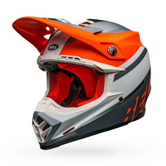 Bell Motokrosová helma BELL Moto-9 MIPS Prophecy Orange @ velikost S