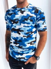 Dstreet Pánské tričko s potiskem Enak modrá M