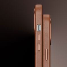 Dux Ducis Naples MagSafe kožené pouzdro na iPhone 14 6.1" Brown