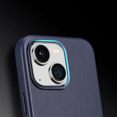 Dux Ducis Naples MagSafe kožené pouzdro na iPhone 14 PLUS 6.7" Blue