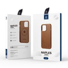 Dux Ducis Naples MagSafe kožené pouzdro na iPhone 14 PLUS 6.7" Brown