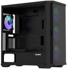 Zalman skříň Z10 Duo / ATX / 4x120 mm ARGB fan / 2xUSB 3.0 / USB-C / tvrzené sklo