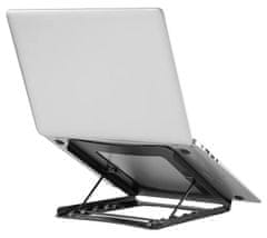 Neomounts NSLS075BLACK/Držák na notebook,tablet/na stůl/10-16"/nosn. 5kg/ 5 různých výškových poloh/skládací/černý
