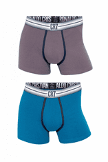 Amiatex Pánské boxerky 2 pack, vícebarevné, S