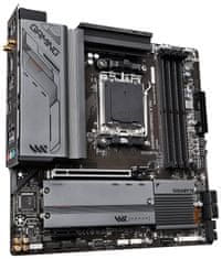 B650M GAMING X AX / AMD B650 / AM5 / 4x DDR5 / 2x M.2 / HDMI / 2x DP / USB-C / Wi-Fi / mATX