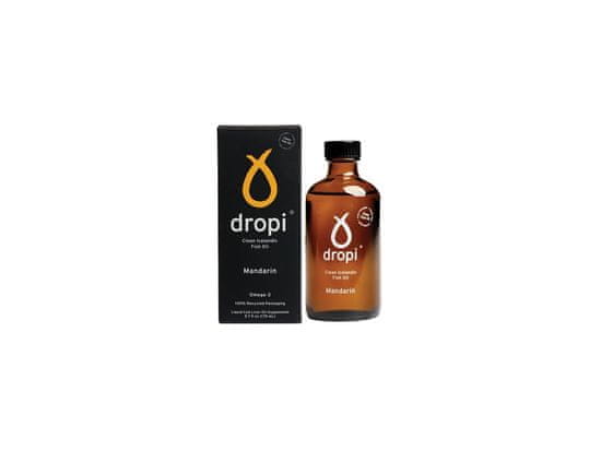 DROPI Extra panenský olej z tresčích jater- mandarinka, 170ml