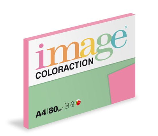 Image Papír kopírovací Coloraction A4 80 g růžová reflexní 100 listů