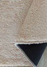 4sleep Kusový koberec ENZO cappucino Béžová Jednobarevný 1cm až 1,9cm ENZO 25/25/150 80x300