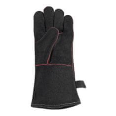 INNA Grilovací rukavice, kůže, 35 x 16 cm, černá Texas / Kuchenprofi